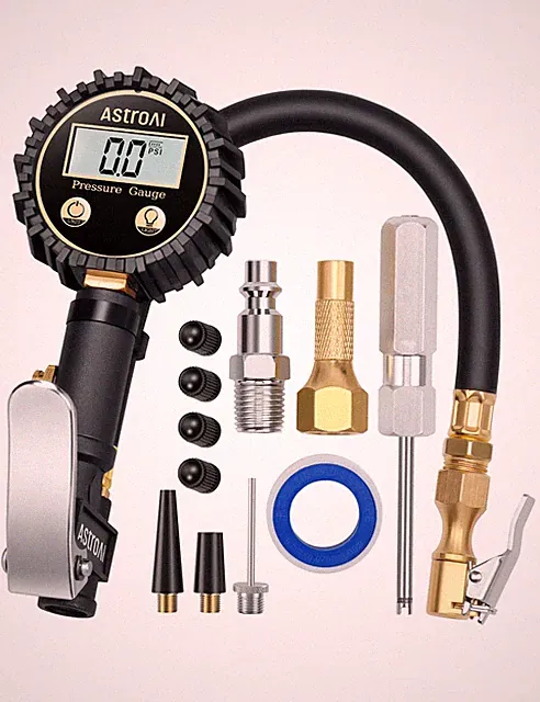 AstroAI Digital Tire Inflator with Pressure Gauge 250 PSI Air Chuck and Heavy
