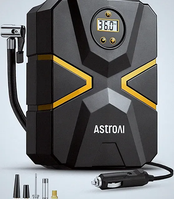 AstroAI S1 Tire Inflator 12V DC Air Compressor 150PSI Digital Auto Shutoff