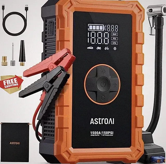 AstroAI S8 Air 7 in 1 10000mAh Battery Capacity Car Battery/Jump Starter