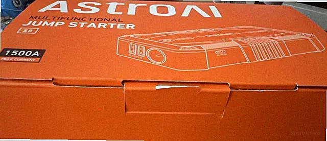 AstroAI S8 Car Jump Starter: 1500A Peak 12V Portable Battery Pack w/ Flashlight