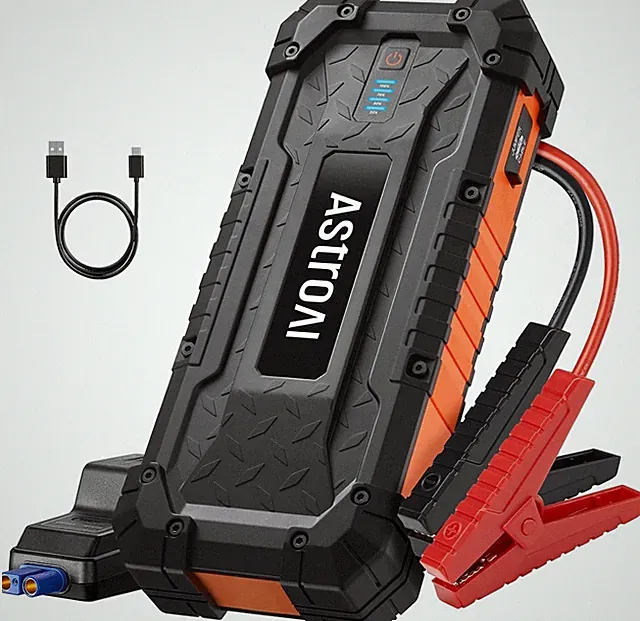 AstroAI S8 Ultra 4000A Car Jump Starter, Jump Box up to All Gas Engines NEW