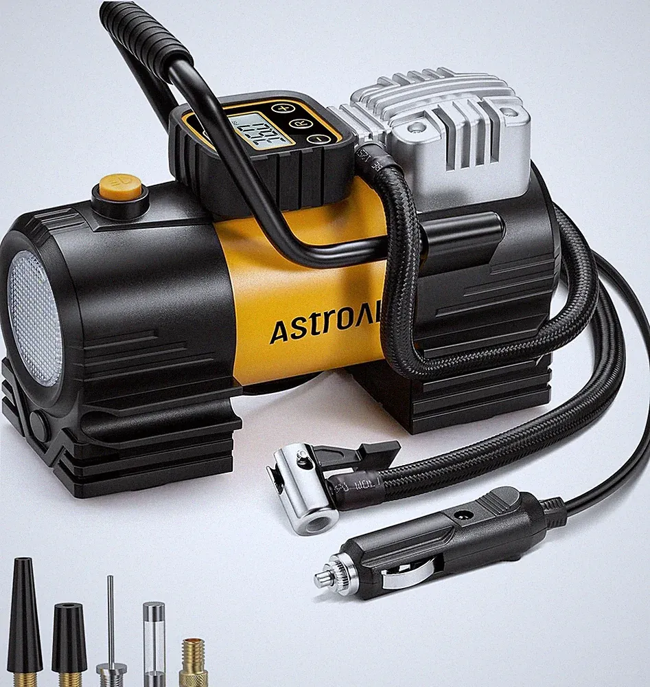 AstroAI Tire Inflator Portable Air Compressor (Up to 150 PSI) Tire Pump NEW