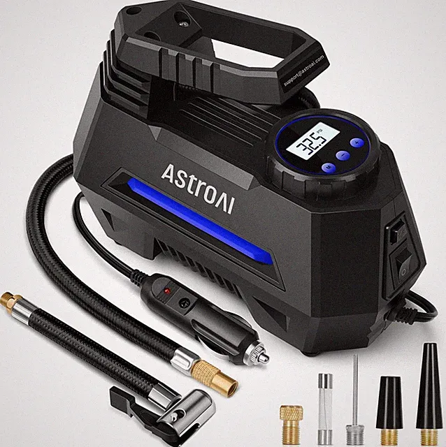 Tire Inflator Portable Air Compressor Air Pump for Car Tires-Car Accessories